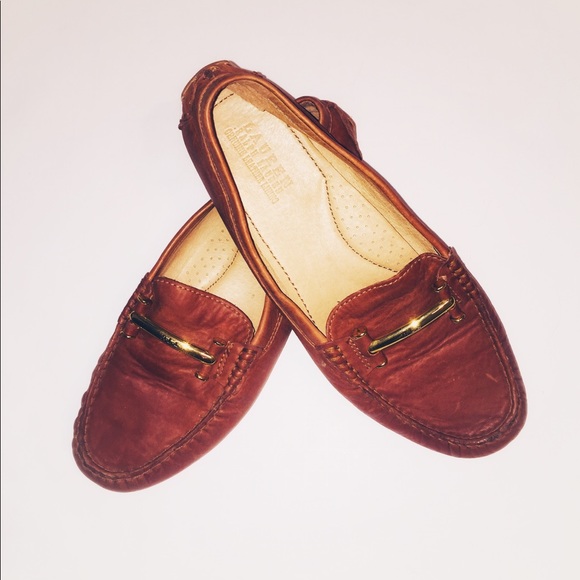 Ralph Lauren Shoes - RALPH LAUREN Soft Tan Leather Loafers-Size 9.5